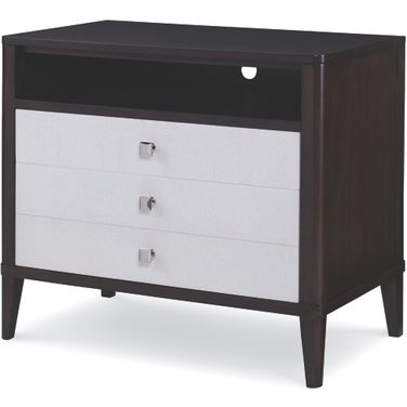 Aria 32 Inch Nightstand In Brownstone