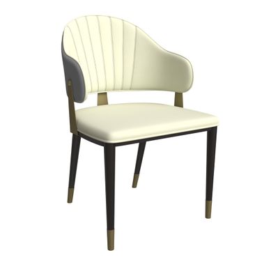 Aria Series Modern Dining Chair In Grey