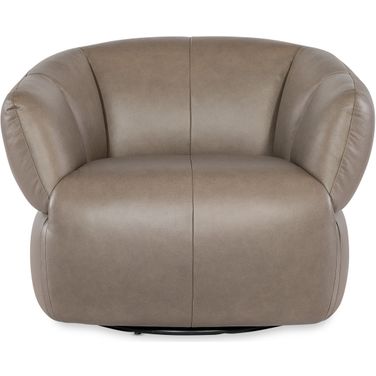 Aria Swivel Chair In Brown