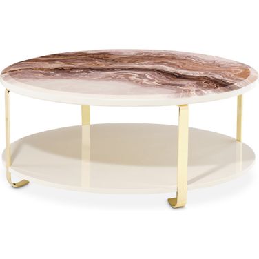 Ariana Cocktail Table In Gold