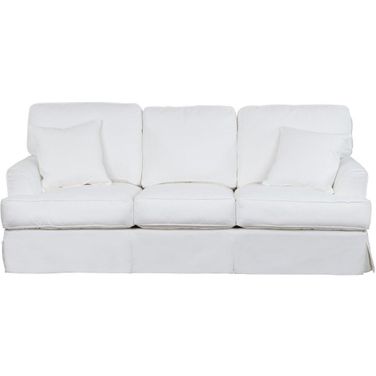 Ariana White Slipcovered Sofa