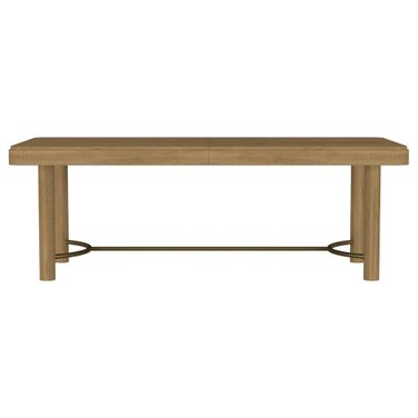 Arini 104 Inch Extension Leaf Dining Table In Sand Wash