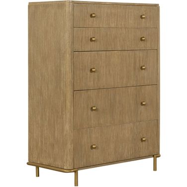 Arini 5-drawer Chest Sand Wash