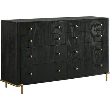 Arini 8-drawer Bedroom Dresser Black