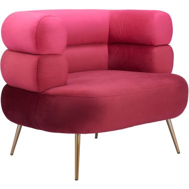 Arish Accent Chair In Red