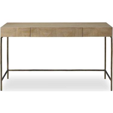 Aristotle Wood Modern Desk In Natural