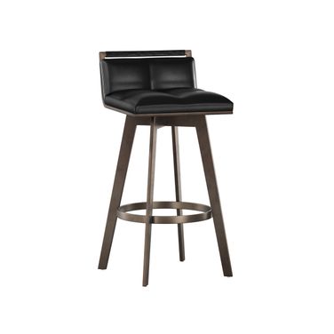 Arizona Swivel Barstool In Bravo Black