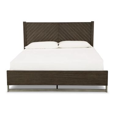 Arkenton King Panel Bed In Grayish Brown