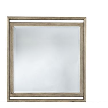 Arlington Square Mirror In Nutmeg