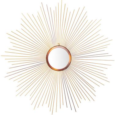 Arlo Copper Sunburst Mirror