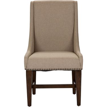 Armand Antique Brownstone Upholstered Side Chair set of 2