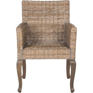 Armando Natural Wicker Dining Chair Set of 2