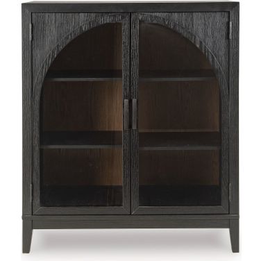 Armenleigh Accent Cabinet In Black and Brown