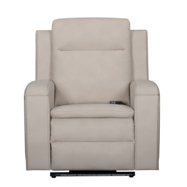 Armstrong Power Recliner with Heat and Massage In Buffy Cream