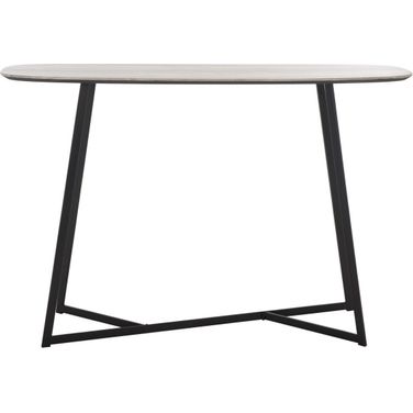 Arrington Console Table in White and Black