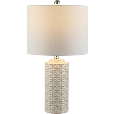 Artef Ceramic Table Lamp Set of 2 in Ivory