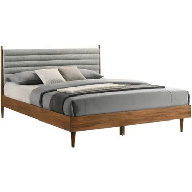 Artemio King Platform Wood Bed Frame In Walnut