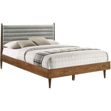 Artemio Queen Platform Wood Bed Frame In Walnut