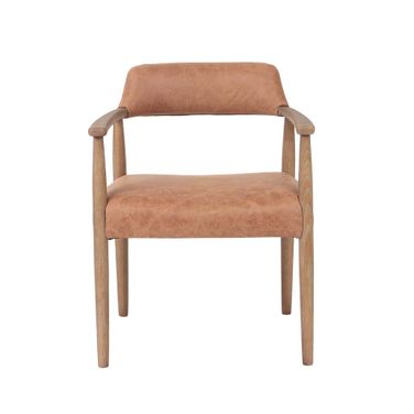 Artemis Dining Chair In Hunter Tan and Brown
