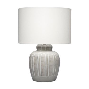 Arthur Ceramid Table Lamp In Grey