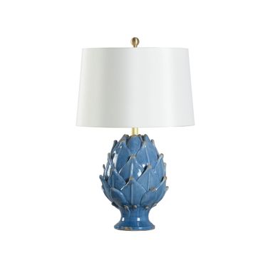 Artichoke Lamp In Blue