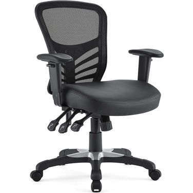 Articulate Black Vinyl Office Chair EEI-755-BLK