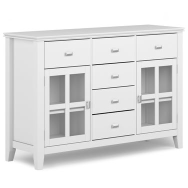 Artisan Solid Wood Sideboard Buffet In White