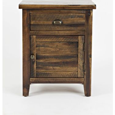 Artisan'S Craft Accent Table In Dakota Oak