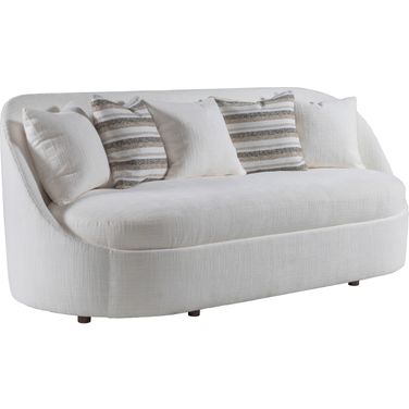 Artistica Upholstery Genevieve Bench Seat Sofa In White