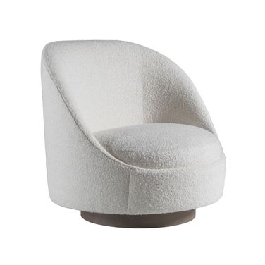 Artistica Upholstery Genevieve Swivel Chair In White