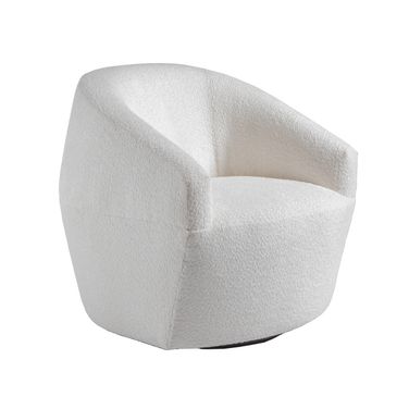 Artistica Upholstery Natalie Swivel Chair In White