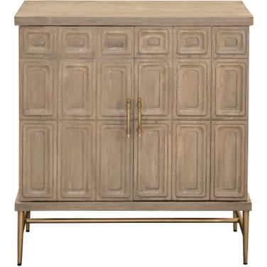 Arun 2-Door Accent Cabinet In Natural
