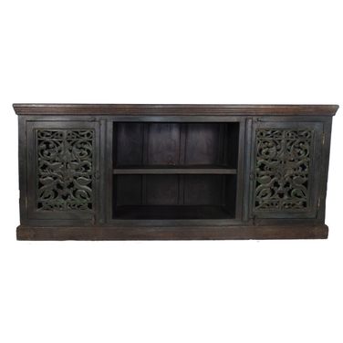 Arvada 2 Carved Door Plasma In Brown
