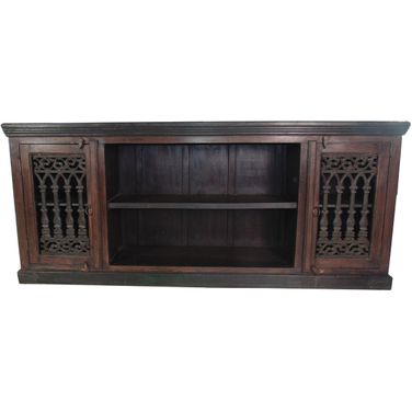 Arvada 2 Iron Jali Door Plasma In Brown