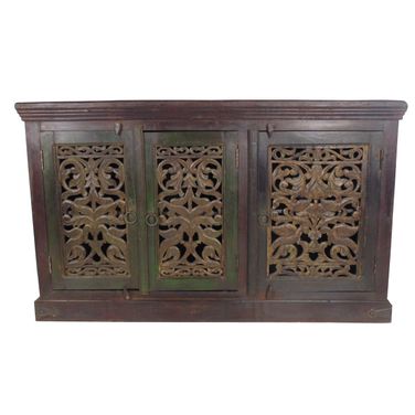 Arvada 3 Carved Door Buffet In Brown