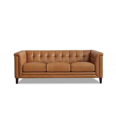 Arvo Leather Sofa In Cognac