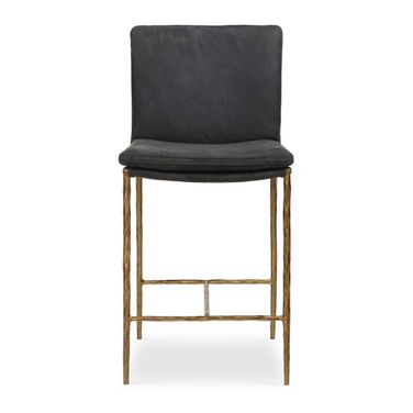 Ascend Counter Stool In Black and Gold