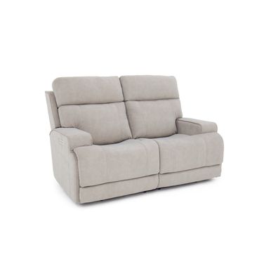 Ashbee Zero Gravity Loveseat with Power Recline, Power Head Rests and 3 Inch Footrest Extension In Dove