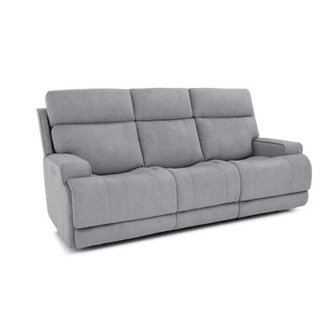 Ashbee Zero Gravity Sofa with Power Recline, Power Head Rests and 3 Inch Footrest Extension In Dolphin