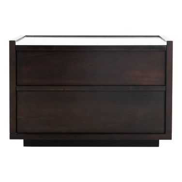 Ashcroft Grey Nightstand