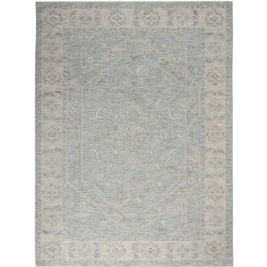 Asher 7'10" x 10'4" Vintage Indoor Rug In Blue