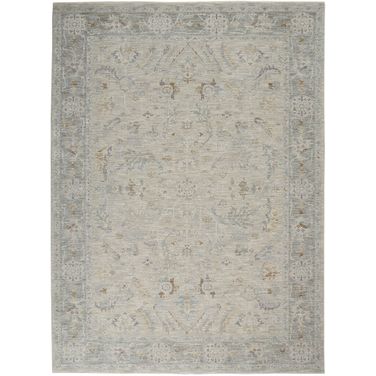 Asher 7'10" x 10'4" Vintage Indoor Rug In Lt Grey