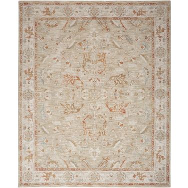Asher 9'3" x 12'7" Indoor Rug In Ivory and Sage