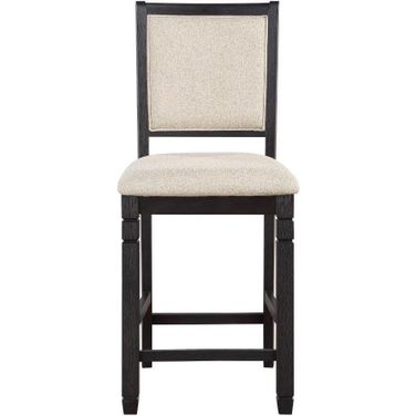 Asher Beige And Black Counter Height Chair Set Of 2