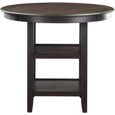 Asher Brown And Black Counter Height Dining Table