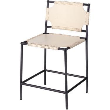 Asher Counter Stool In White