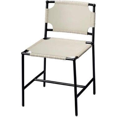 Asher Dining Chair In Dove Grey