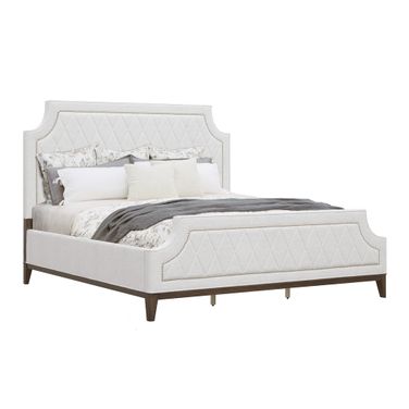 Asher Park California King Upholstered Bed In Brown
