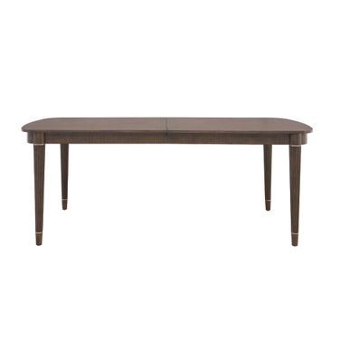 Asher Park Leg Dining Table In Brown