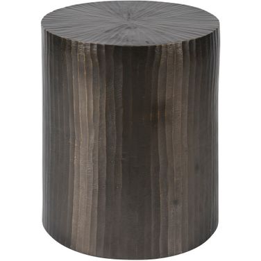 Asher Round End Table In Graphite